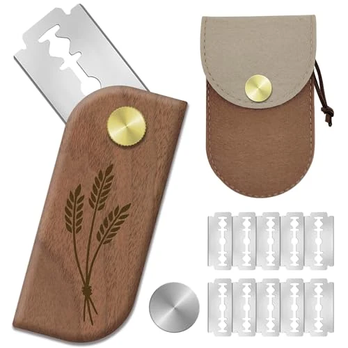 Luxury Magnetic Bread Lame Sourdough Scoring Tool Easy Scoring Knife for Bread Baking Scorer Cutter for Homemade Slashing with 10 Razor Blades Modern