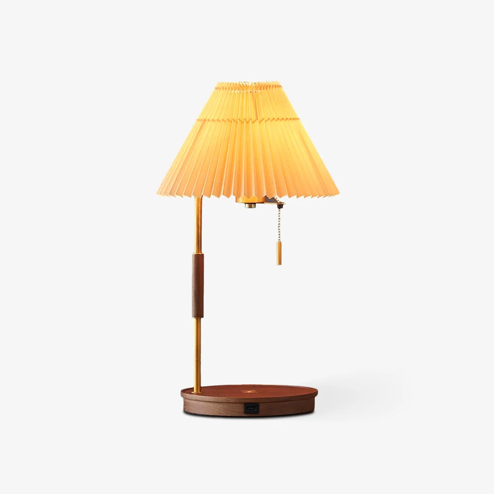 Efficient Houten Retro Tafellamp Superior