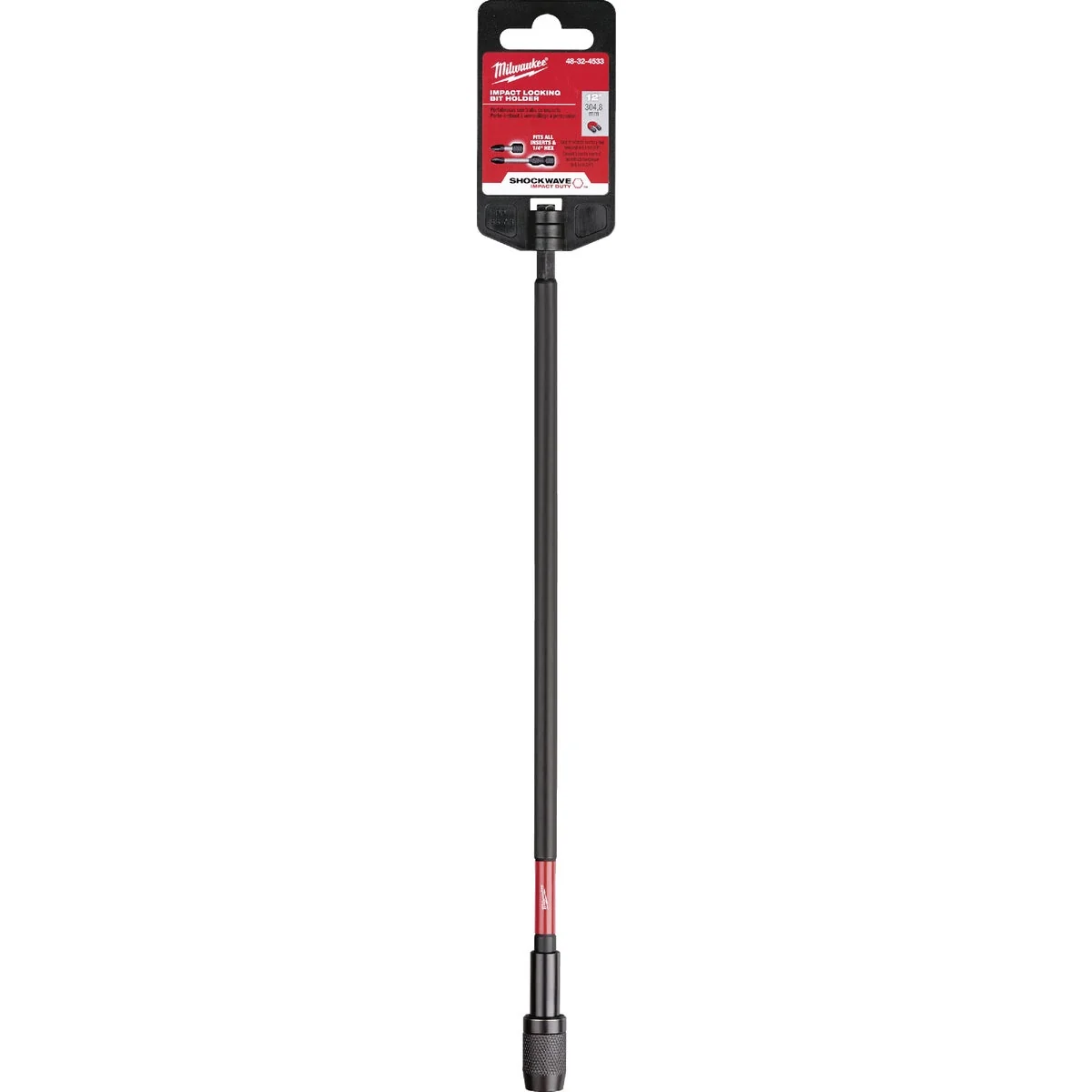 Luxury Milwaukee Shockwave 12 In. Magnetic Impact Locking Bit Holder Professional