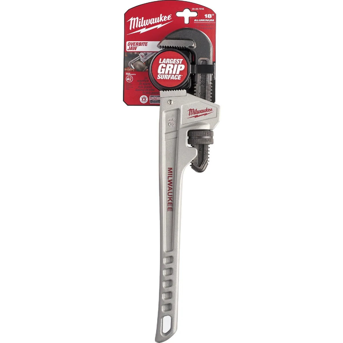 Smooth Milwaukee 18 In. Aluminum Pipe Wrench Quality