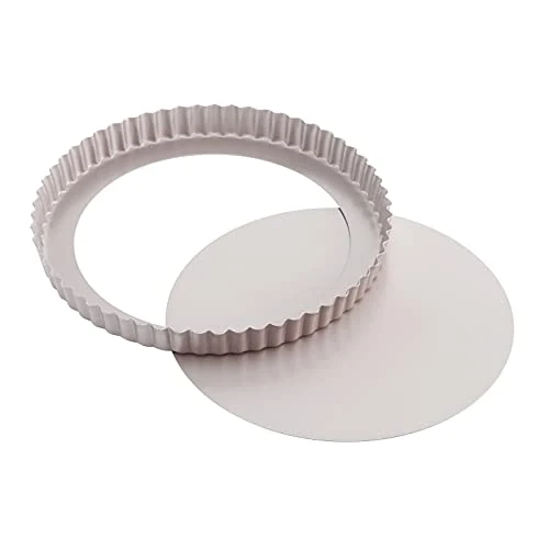 Original 9.5 Inch Round Tart Pan with Removable Loose Bottom Stylish