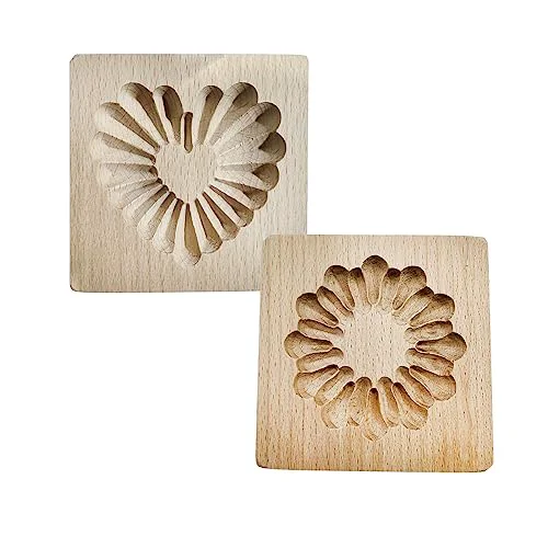 User-Friendly Wooden Cookie Biscuit Mold Comfortable