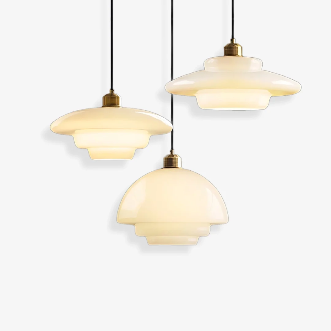 Efficient Crème UFO hanglamp Convenient
