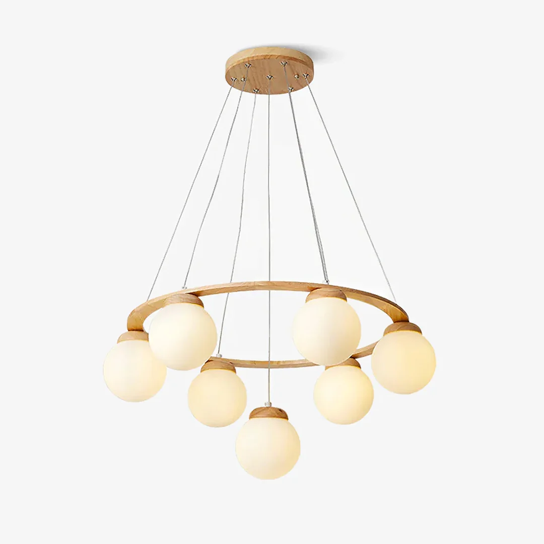 Certified Glazen bol kroonluchter Elegant