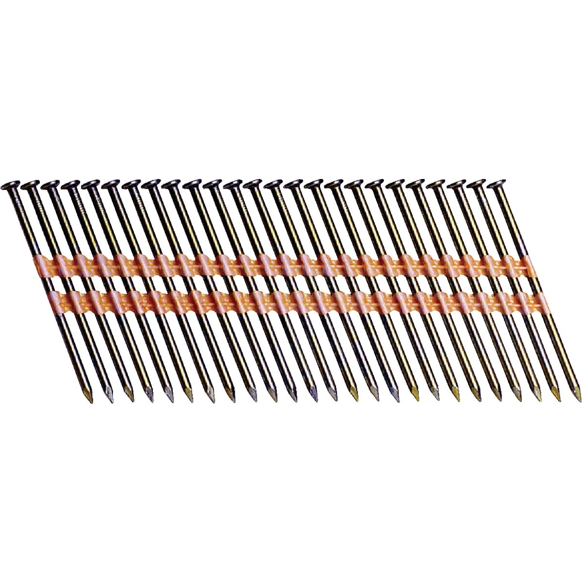 Solid Grip-Rite 21 Degree Plastic Strip Bright Full Round Head Framing Stick Nail 3 In. x .131 In. 4000 Ct. Safe
