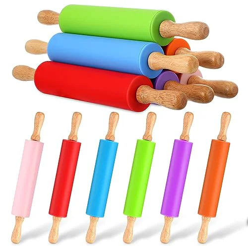 Eco-Friendly 12 Pcs Small Rolling Pin Kids 12 Inch 12 Count Artisan