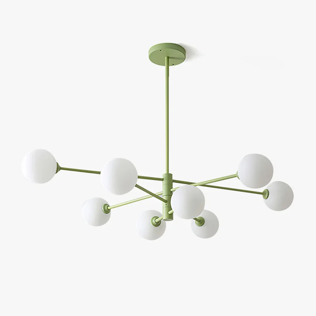 Top-Quality Gespreide groene kroonluchter Long-Lasting