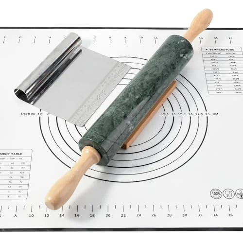 Fine Crafted Indian Natural Marble Rolling Pin User-Friendly