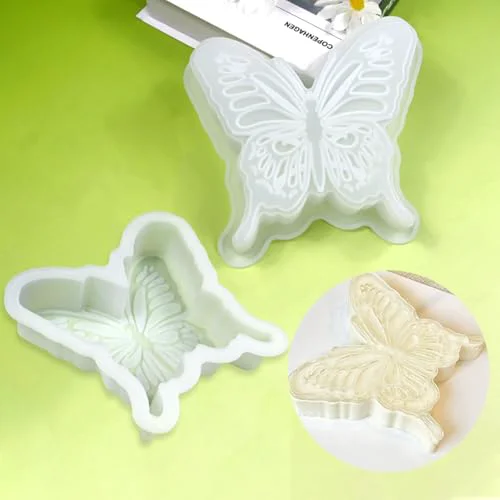 Easy-to-Use 3D Butterfly Design Silicone Mousse Mold DIY Dessert Pudding Chocolate Mould Wedding Cake Decorating Tools Bakeware Solid