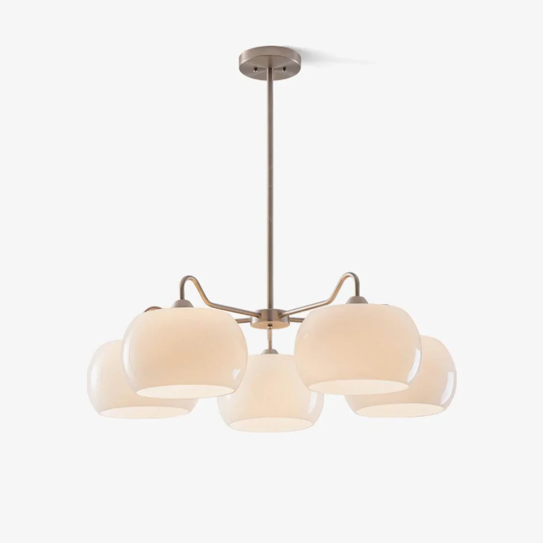 Exceptional Nikkelglas Persimmon kroonluchter Durable