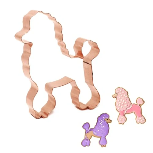 Long-Lasting Poodle Cookie Cutter 4.25 Inch Made in USA Smooth