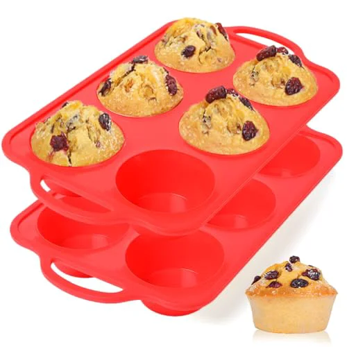 Elegant Jumbo Muffin Pan 2 Count Healthy