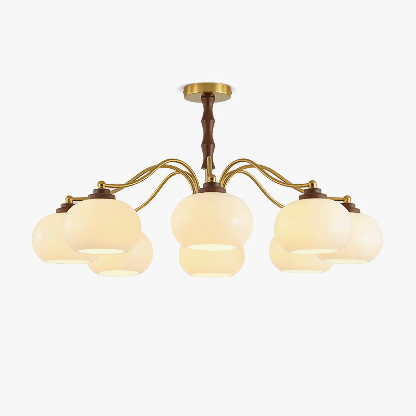 Specialty Art Deco Persimmon kroonluchter Safe