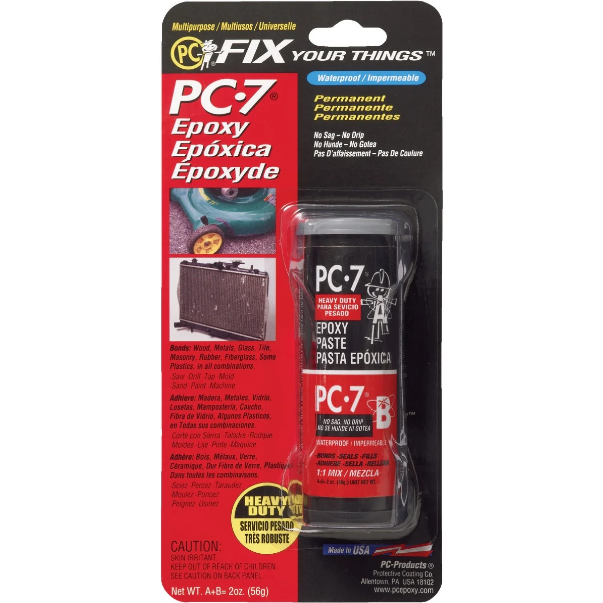 Casual PC Fix PC-7 2 Oz. Multipurpose Epoxy Paste Carefully Designed
