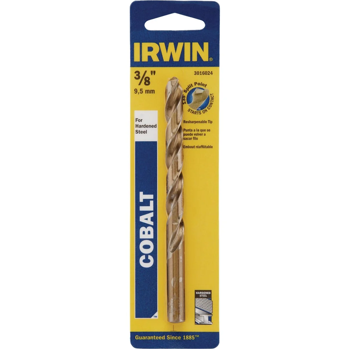 Responsible Irwin 3 8 In. Cobalt Pilot Point Drill Bit Long-Lasting