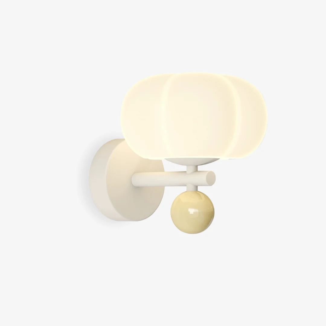 Pure Pompoen Crème Wandlamp Original