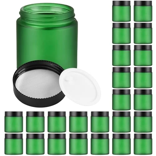 Classic Glass Jars with Lids 24 Count Smart