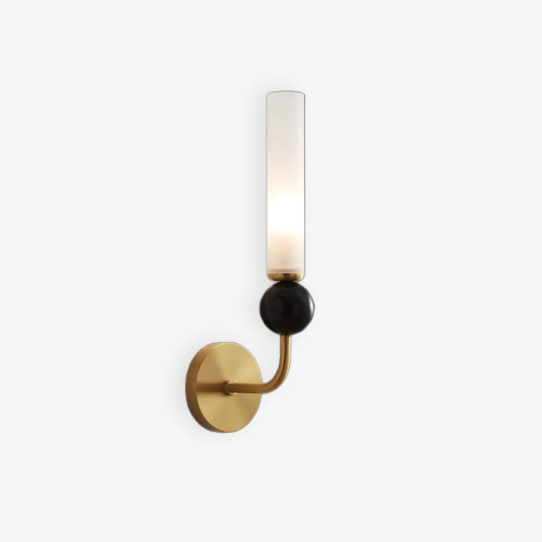 Crafted Marmeren lange paal wandlamp Minimalist