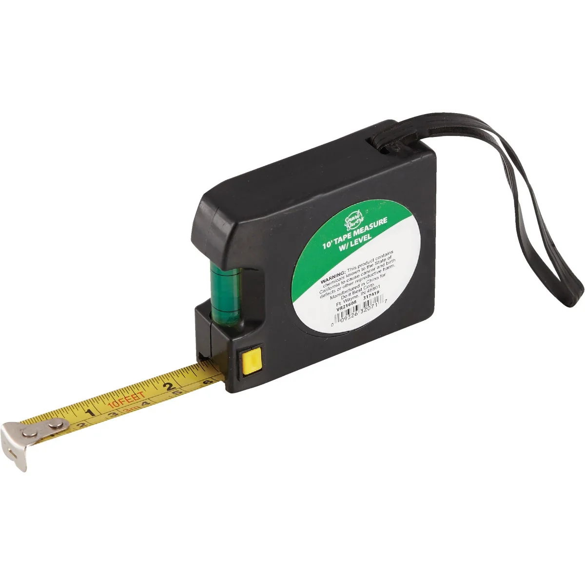 Fine Smart Savers 10 Ft. Tape Measure with Level Unique