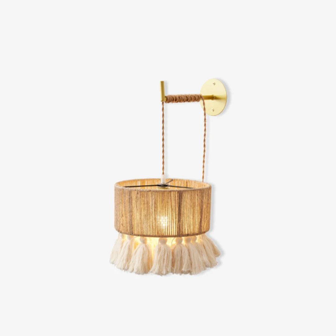 Innovative Vintage touw wandlamp Environmentally Friendly