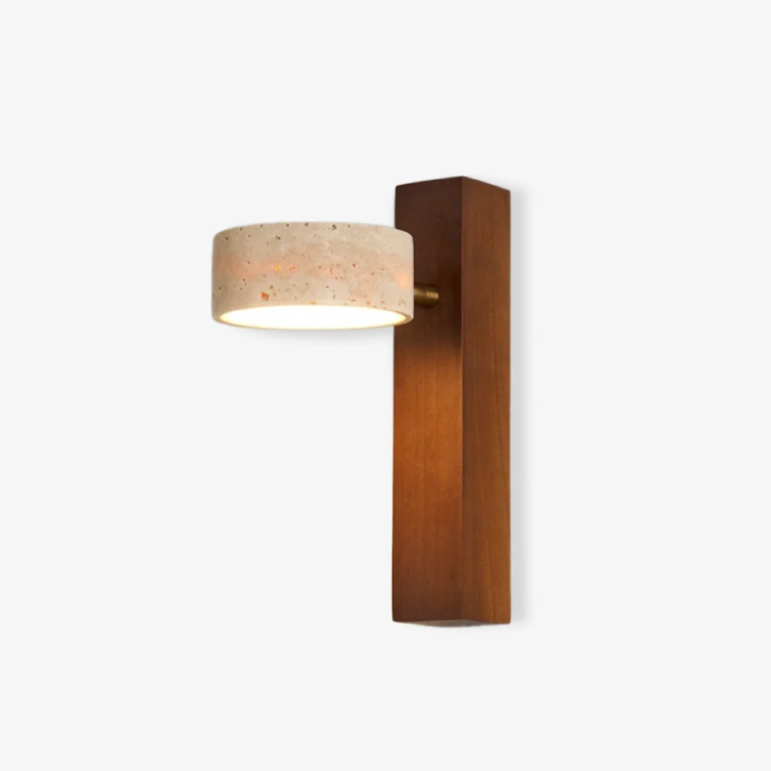 Effective Noordse houten wandlamp Trendy