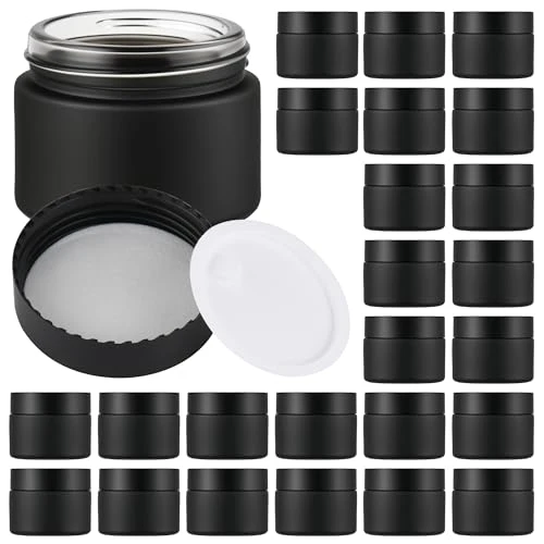 Pure Glass Jars with Lids 24 Count Original