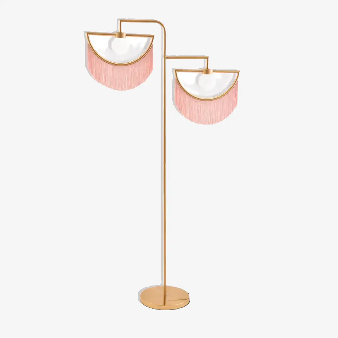 Easy-to-Use Scandinavische vloerlamp met kwastjes High-Grade