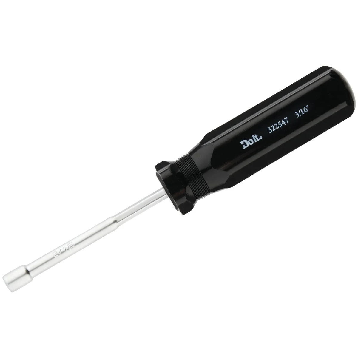 Clean Do it Standard 3 16 In. Nut Driver with 3 In. Solid Shank Durable