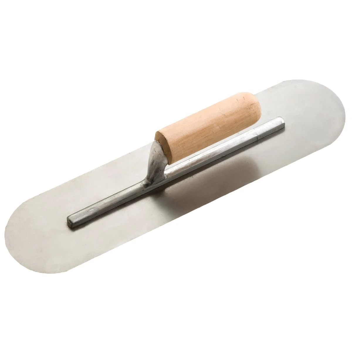 Detailed Do it 4 In. x 16 In. Pool Trowel with Rounded Corners and Wood Handle Easy-to-Use