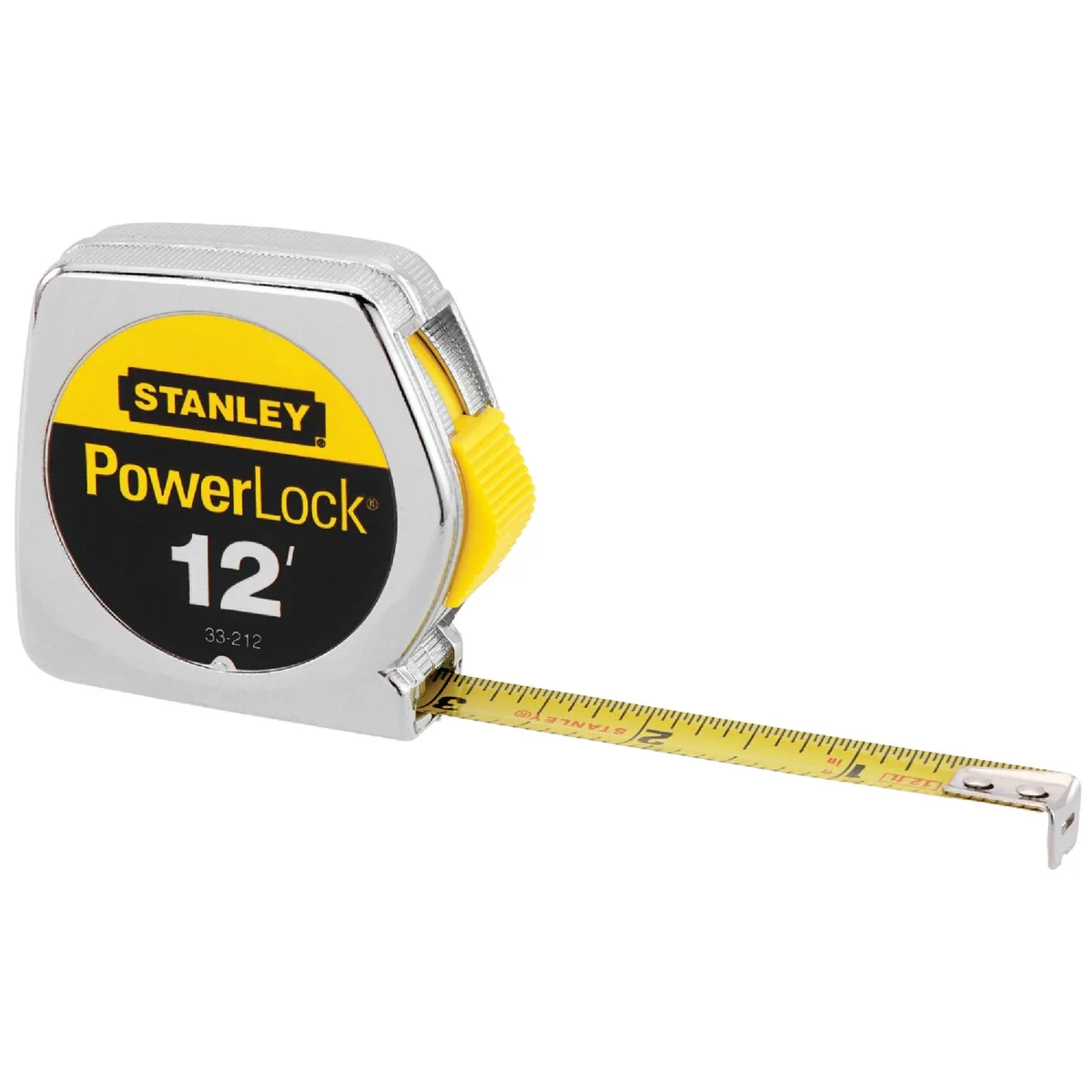Enhanced Stanley PowerLock 12 Ft. x 1 2 In. Tape Measure Stylish