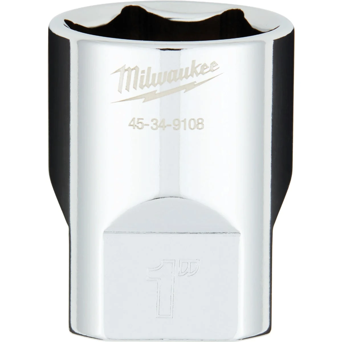 Casual Milwaukee 1 2 In. Drive 1 In. 6-Point Shallow Standard Socket with FOUR FLAT Sides Recyclable