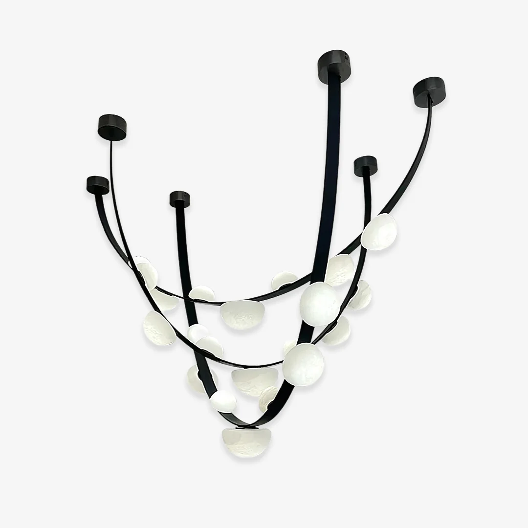 Exceptional Dauwdruppels LED kroonluchter Natural