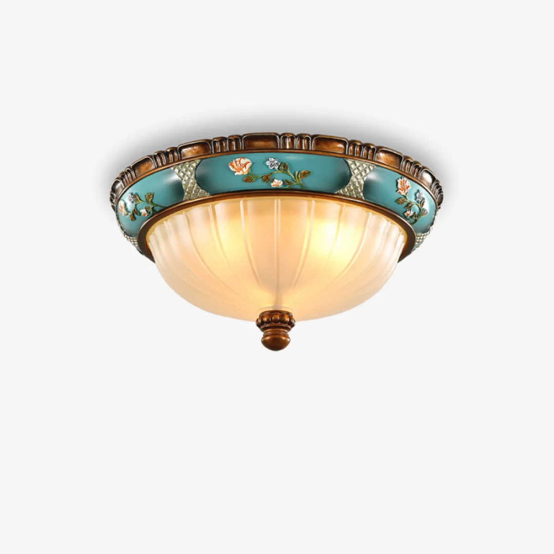 Premium Material Retro Hars Gesneden Plafondlamp Superior