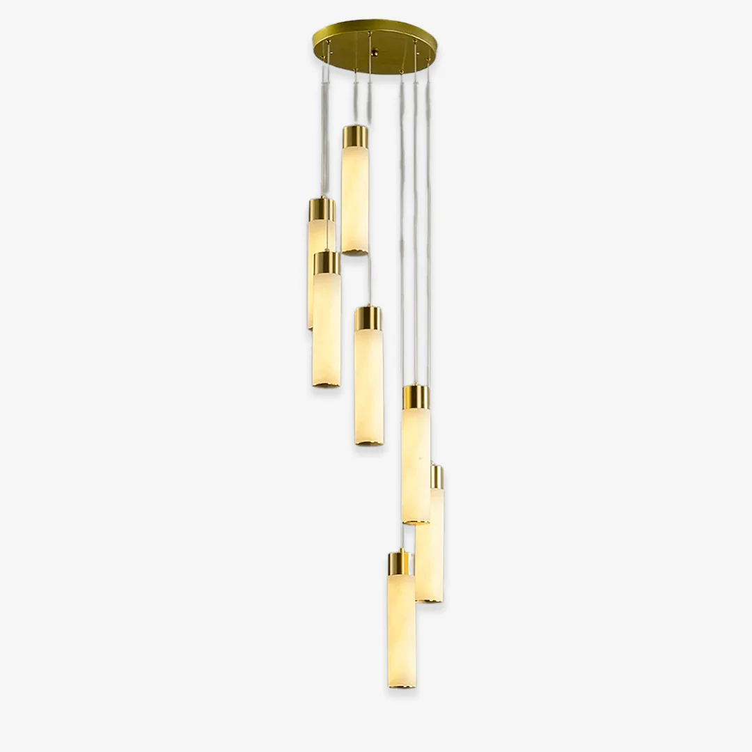 Trendy Alabaster Cascade Kroonluchter Solid