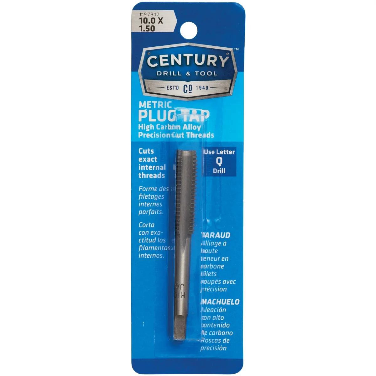Exclusive Century Drill Tool 10.0×1.50 Carbon Steel Metric Tap Environmentally Friendly