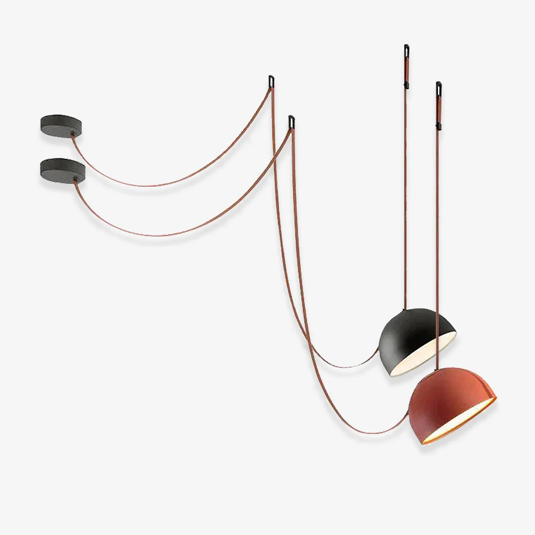 Contemporary Riemen combinatie LED hanglamp Reusable