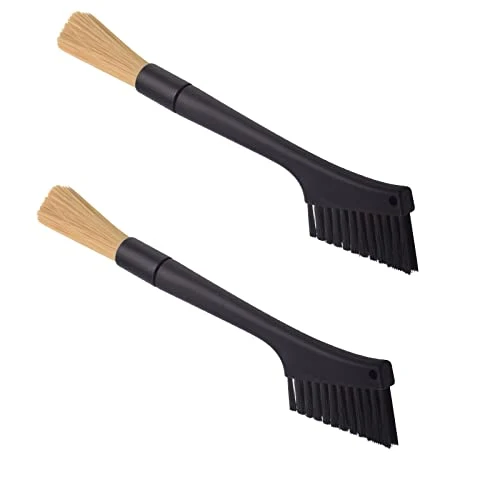 Easy-to-Use 2 Pack Dual Ended Coffee Grinder Espresso Machine Cleaning Brush
