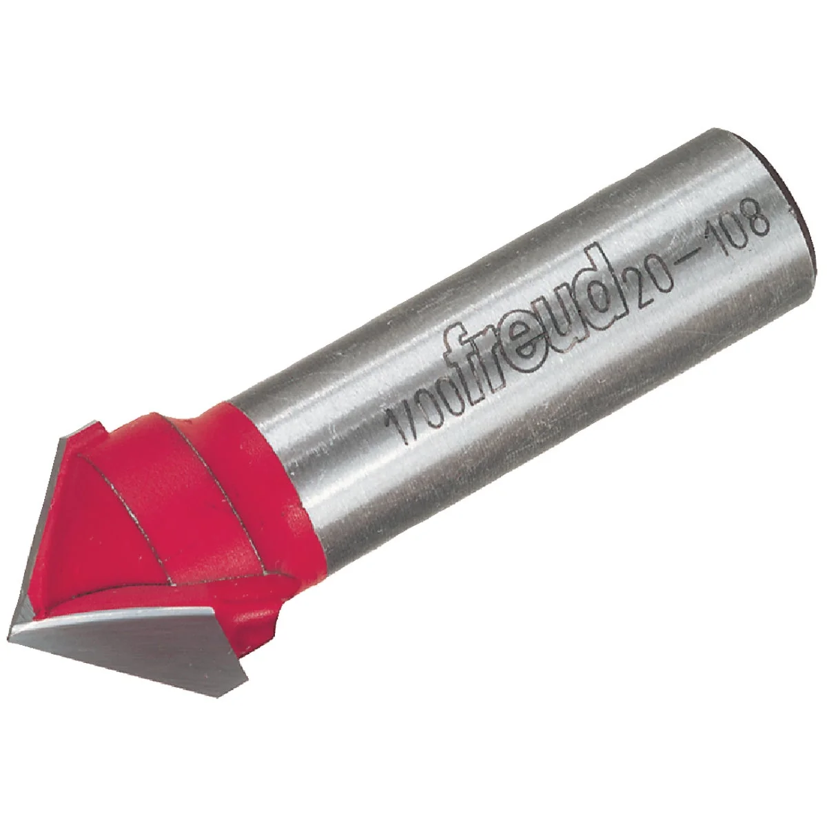 Premium Material Freud Carbide Tip 3 4 In. V-Groove Bit Clean
