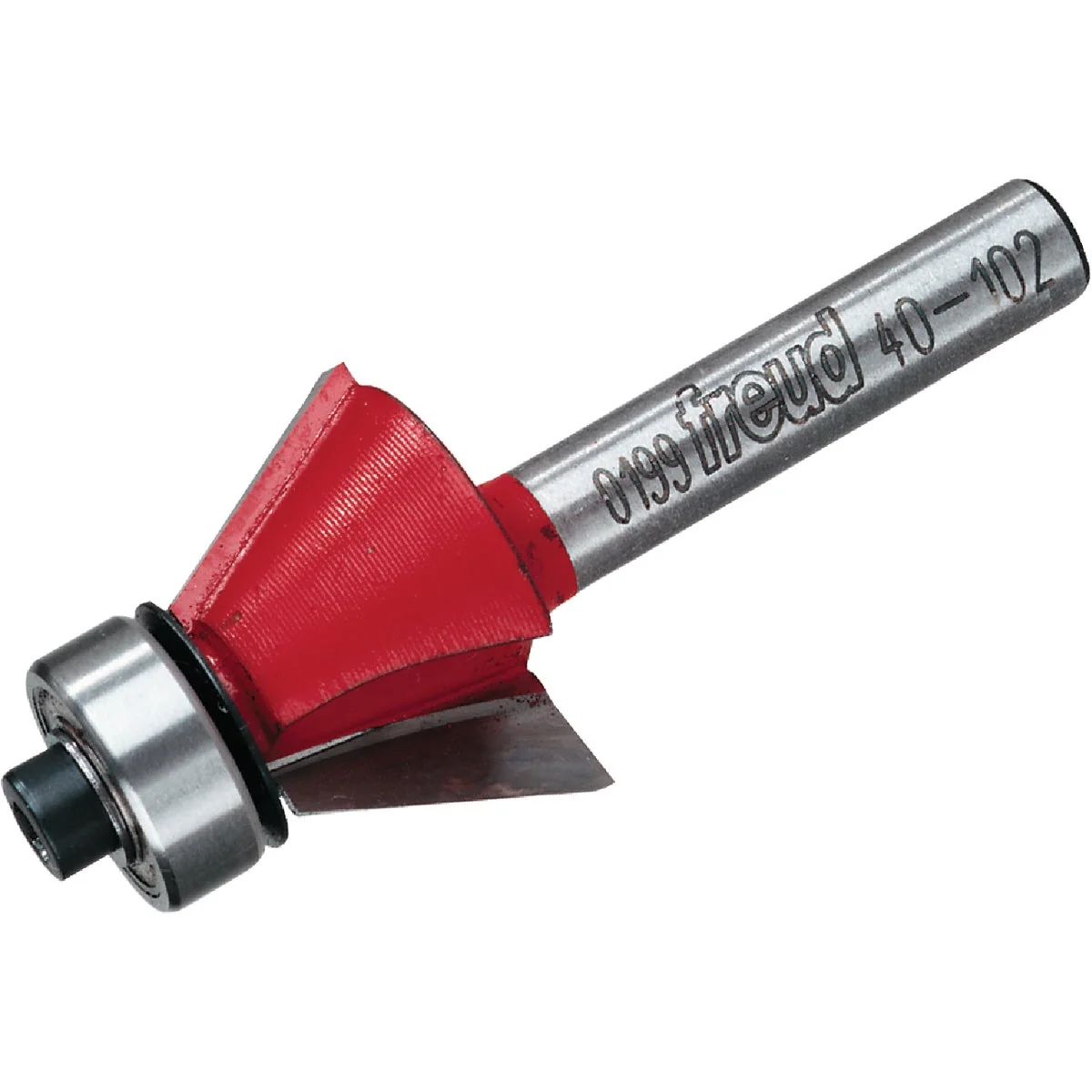 Certified Freud Carbide 25D 1 4 In. Chamfer Bit with Bearing Pilot Fine