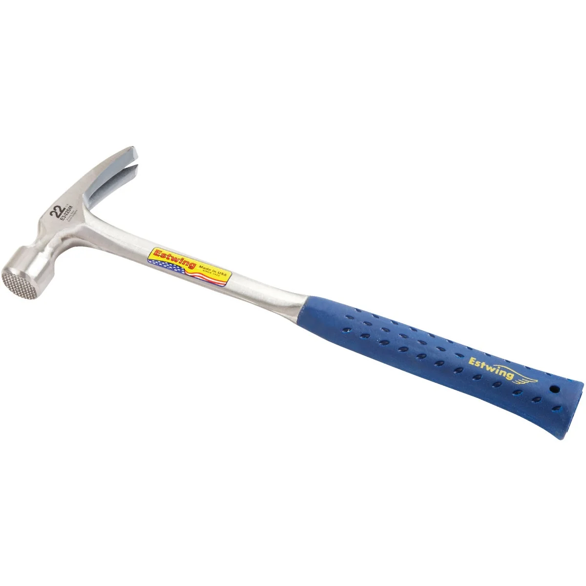 Natural Estwing 22 Oz. Milled-Face Rip Claw Hammer with Nylon-Covered Steel Handle Organic