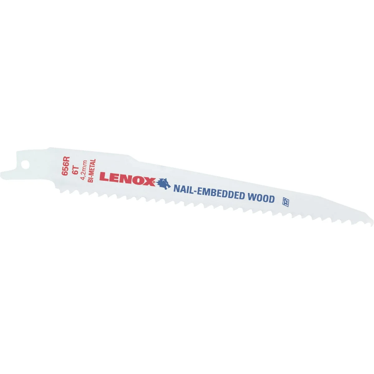 High-Performance Lenox 6 In. 6 TPI Wood w Nails Reciprocating Saw Blade Dependable