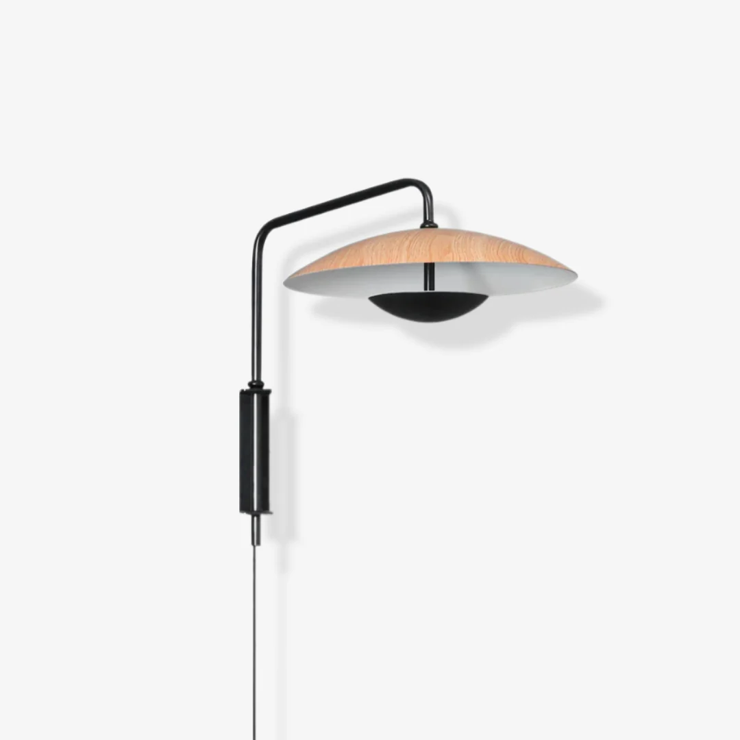 Recyclable Houten nerf paraplu wandlamp High-End