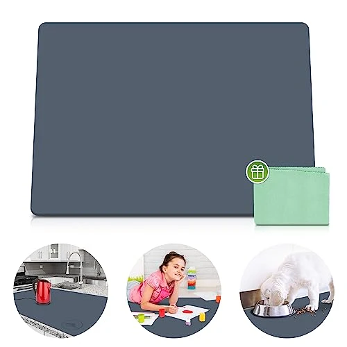 Refined Premium Silicone Mat 25 x 17 Multipurpose Cooking Mat Thick Heat Resistant Top-Quality