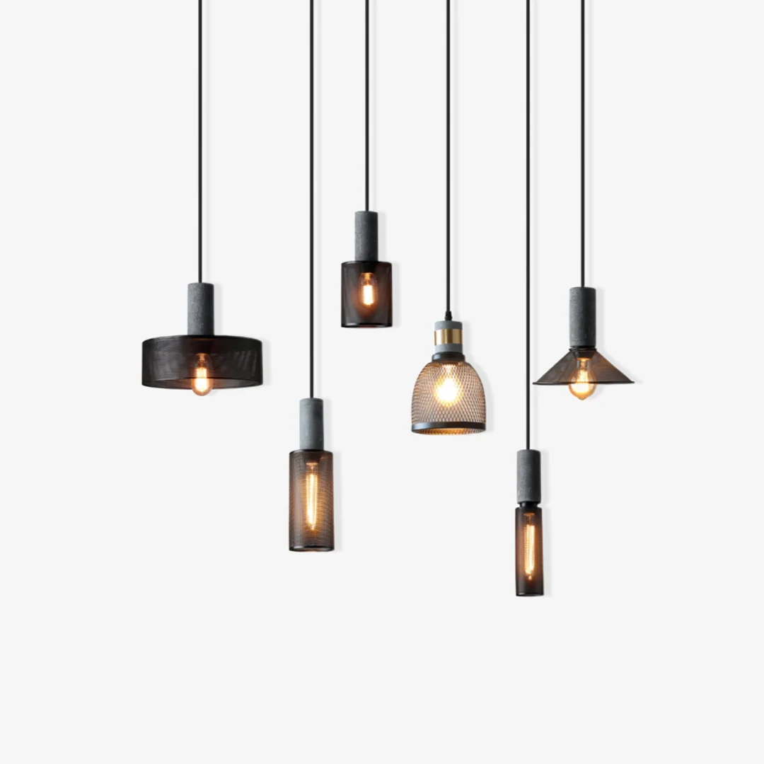 Premium Material Kejia Cement Hanglamp Fine