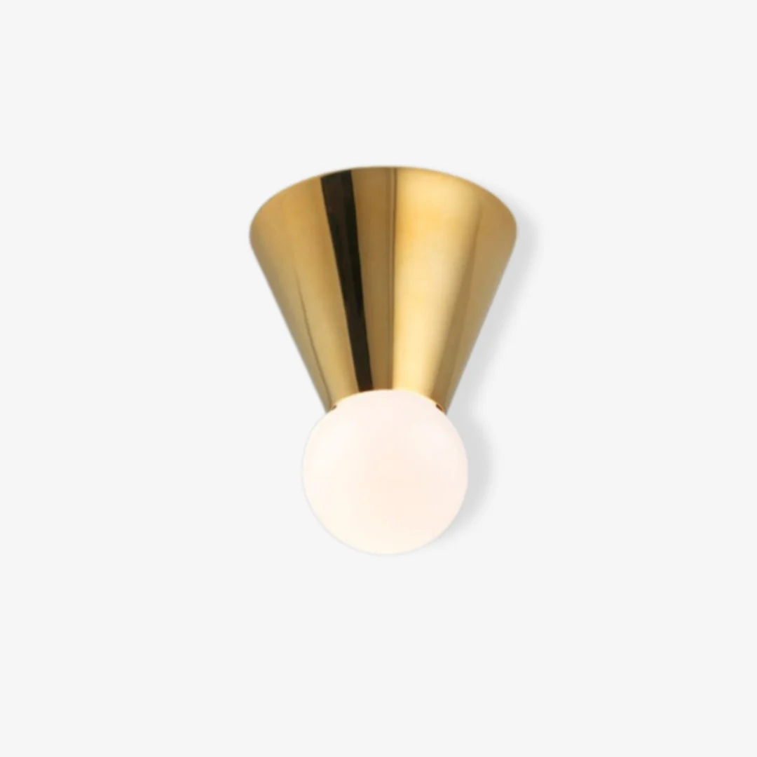 Recyclable Conische glazen plafondlamp Authentic