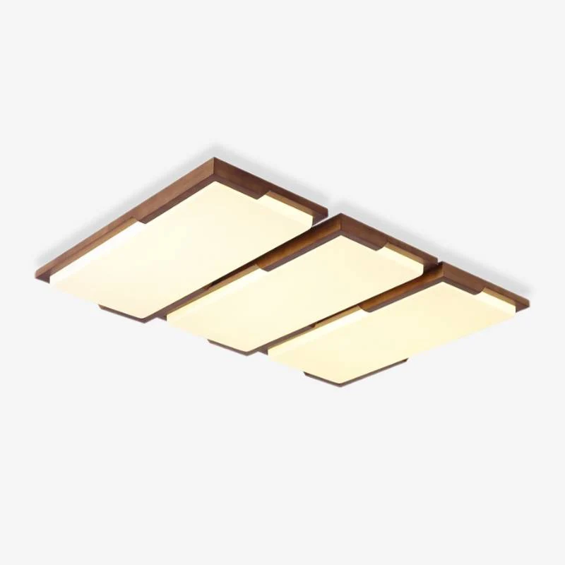 Stylish Trapvormige plafondlamp van boomstammen Optimized