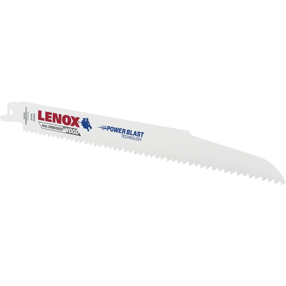 Prestigious Lenox 9 In. 6 TPI Wood w Nails Reciprocating Saw Blade Breathable