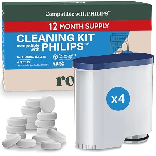 Verified Cleaning Tablets Filters Compatible with Philips Espresso 16 Count Healthy