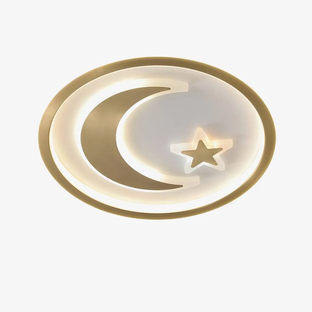 Long-Lasting Plafondlamp met ster en maan Premium