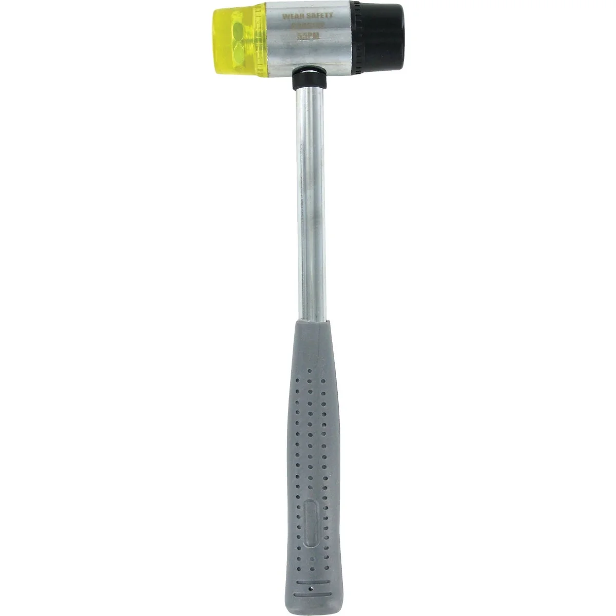 Reusable Great Neck 12 Oz. Plastic Rubber Mallet with Tubular Steel Handle Excellent